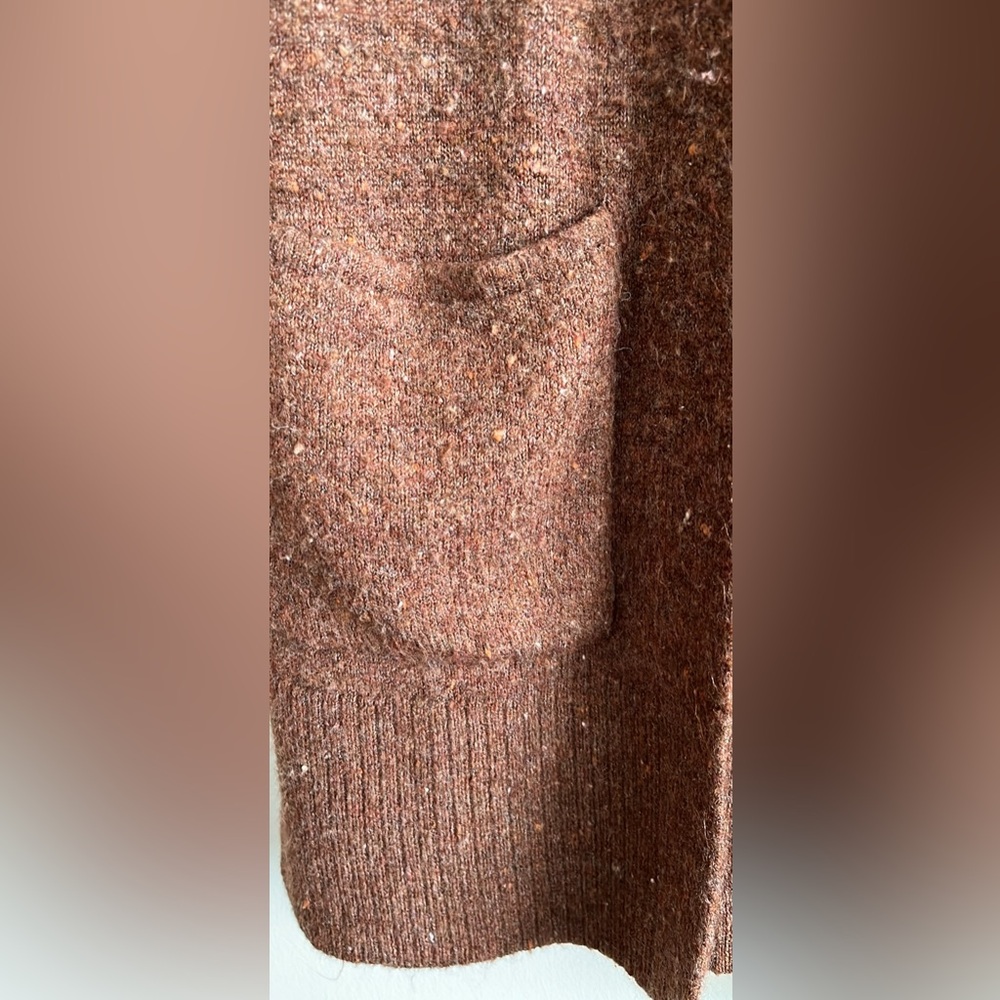 Textured Open Front Cardigan - Picture 2 of 3